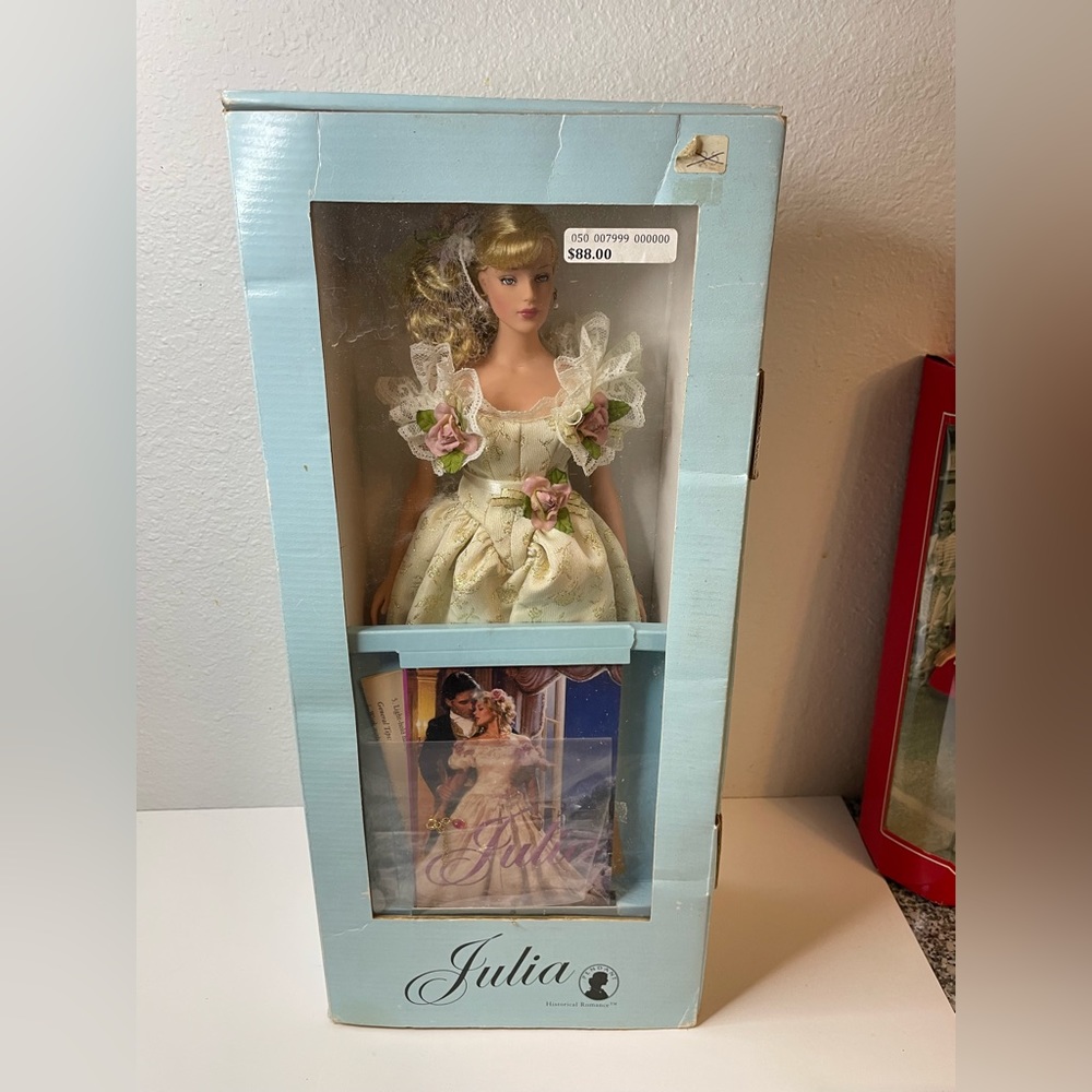 Julia historical romance, porcelain doll
